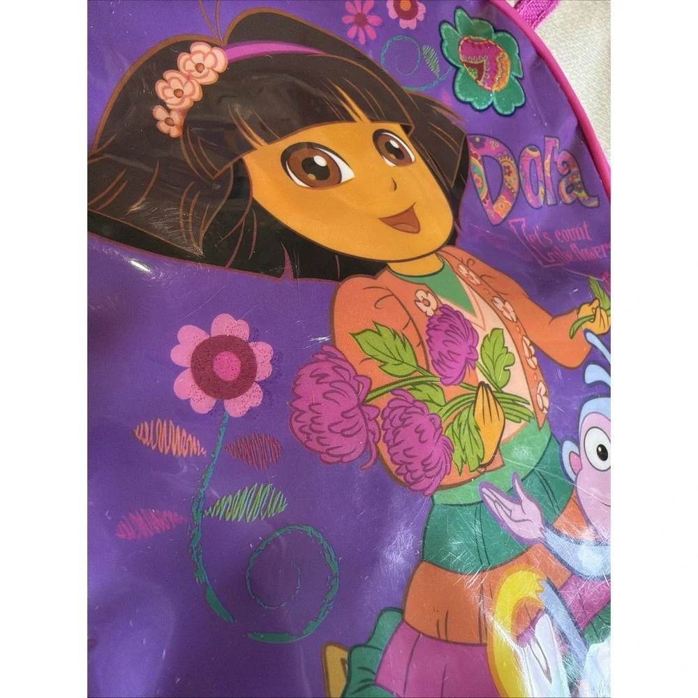 Vintage 2011 Dora The Explorer Mini Backpack Pink/Purple Nickelodeon